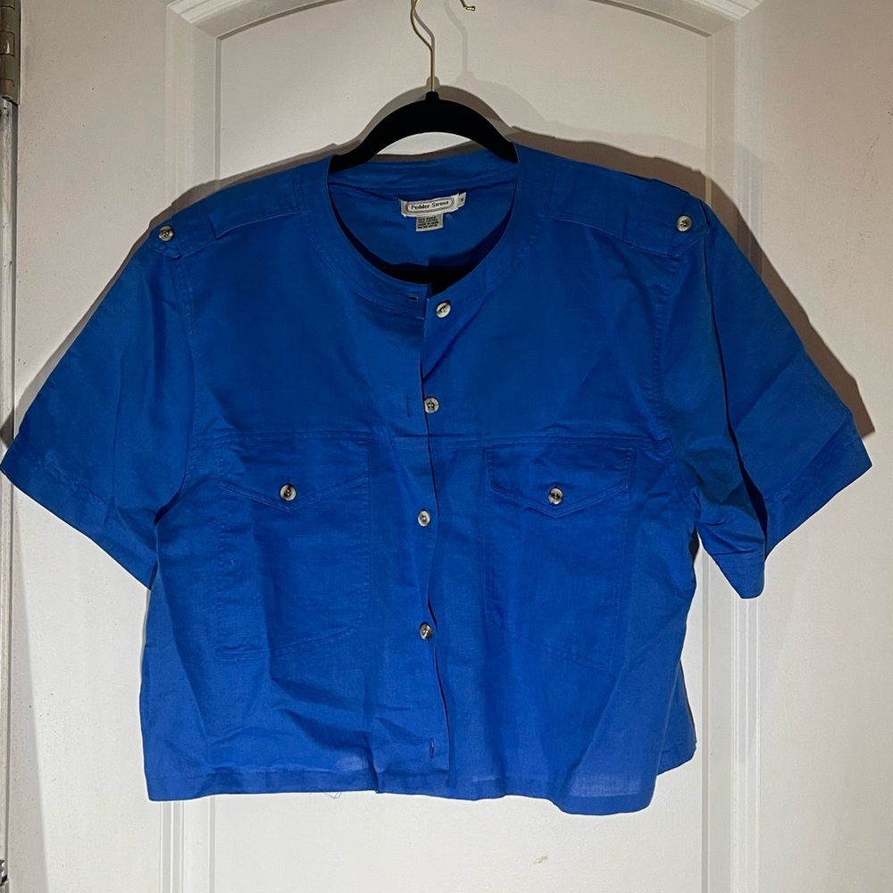 Vintage Pedder street Button Blouse